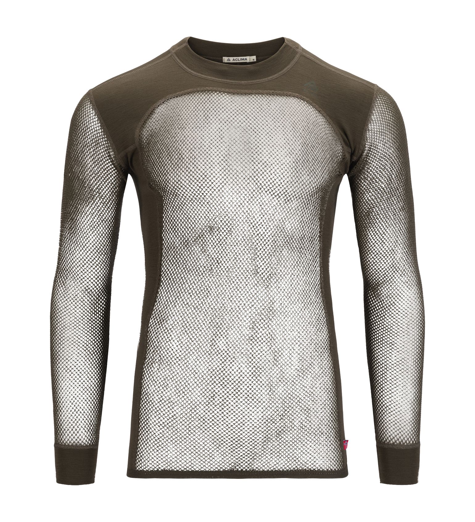 Aclima Men's WoolNet Crewneck Tarmac