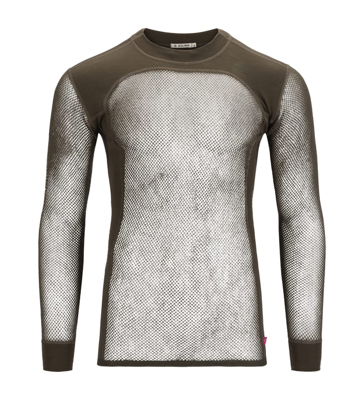 Aclima Men's WoolNet Crewneck Tarmac Aclima