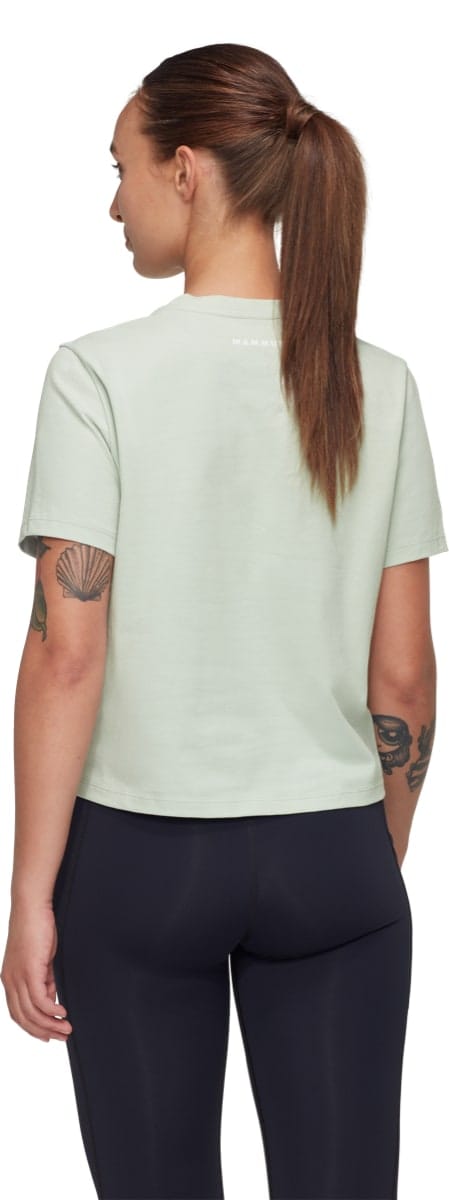 Mammut Massone T-Shirt Cropped Women Patch Silver Sage Mammut