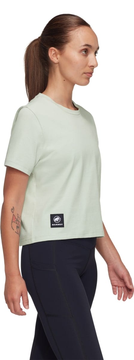 Mammut Massone T-Shirt Cropped Women Patch Silver Sage Mammut