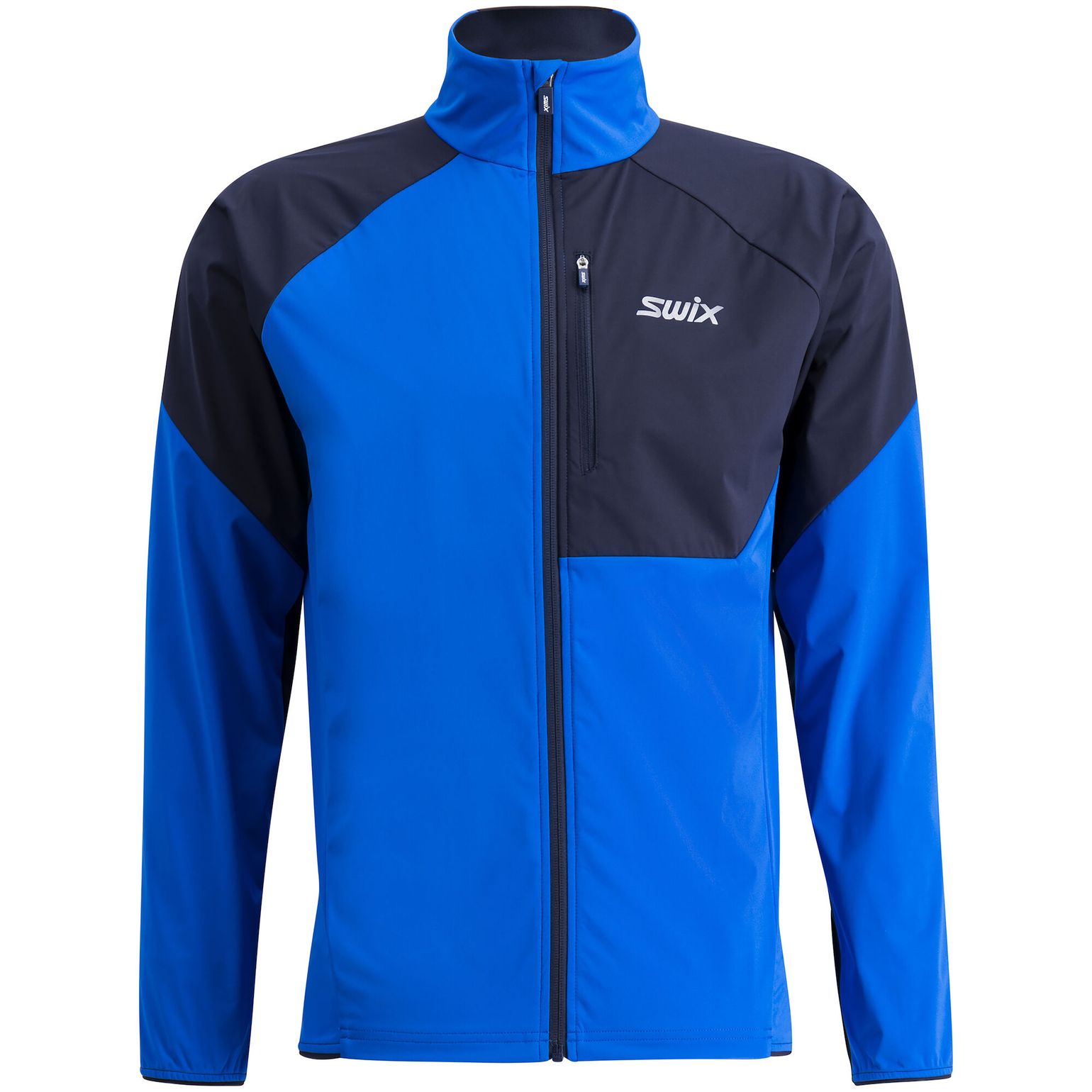 Swix Focus Wind Jacket M Active Blue/Dark Navy