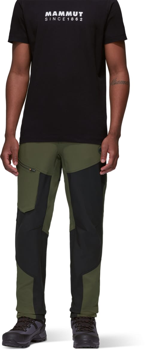 Mammut Zinal Guide So Hybrid Pants Men Dark Marsh-Black Mammut