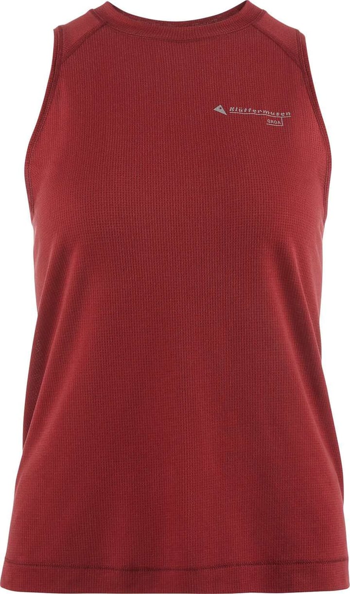 Klättermusen Groa Tank Top W'S Ruby Red Klättermusen