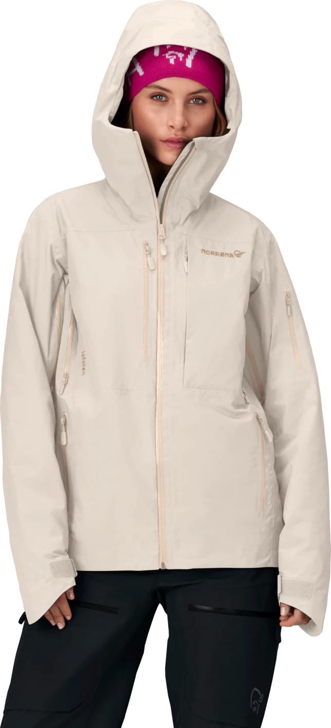 Norrøna Women's Lofoten GORE-TEX Insulated Jacket Oatmeal Norrøna