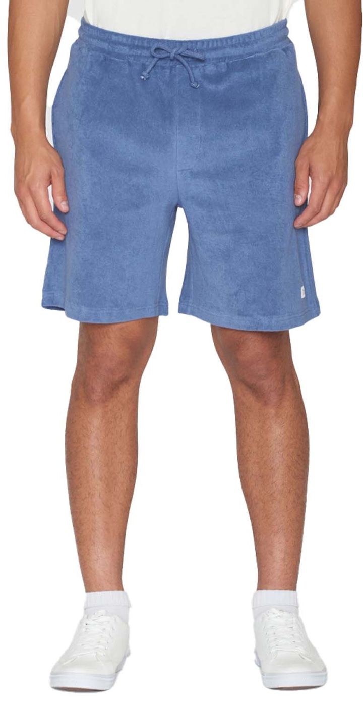 Knowledge Cotton Apparel Men's Fig Loose Fit Terry Shorts Moonlight Blue Knowledge Cotton Apparel