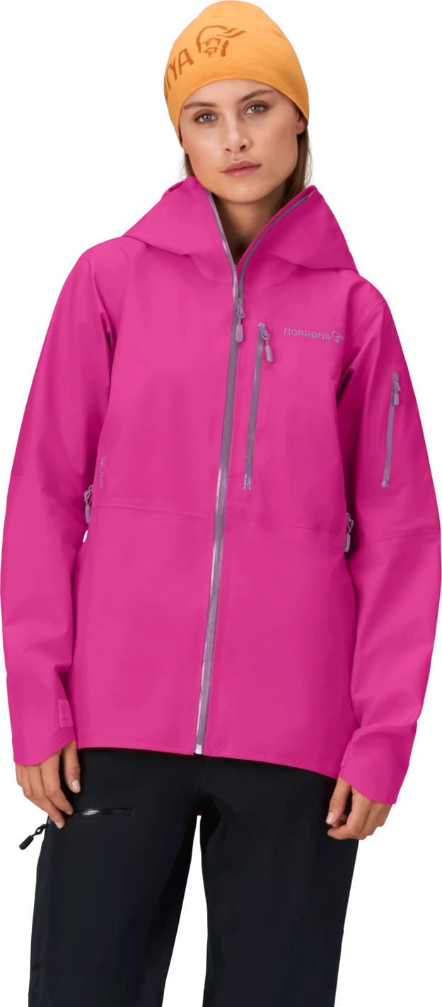 Norrøna Women's Lofoten GORE-TEX Jacket  Festival Fuchsia/Oatmeal Norrøna