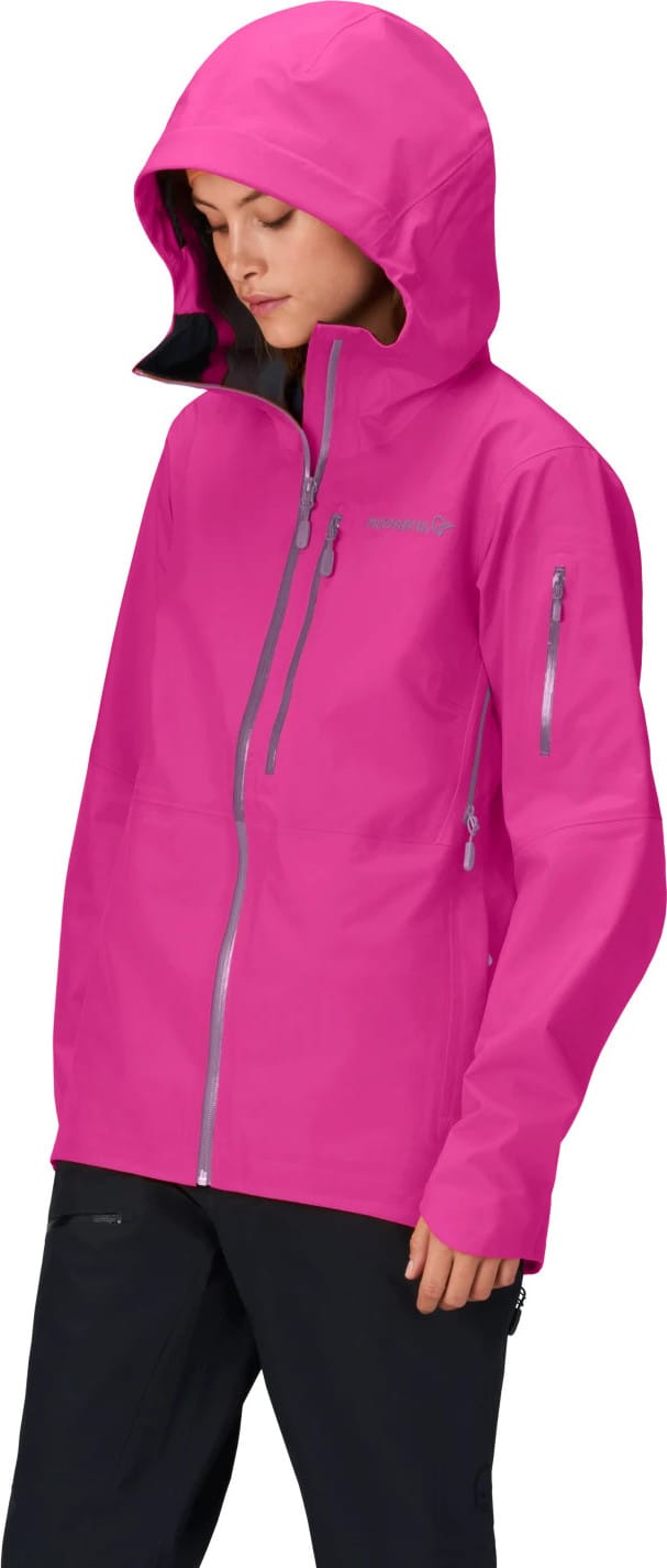 Norrøna Women's Lofoten GORE-TEX Jacket  Festival Fuchsia/Oatmeal Norrøna