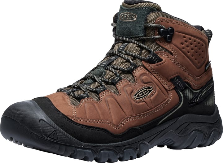 Keen Men's Targhee IV Waterproof Mid-Bison-Black Bison-black Keen