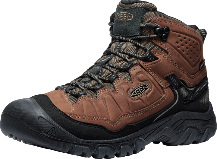 Keen Men's Targhee IV Waterproof Mid-Bison-Black Bison-black Keen