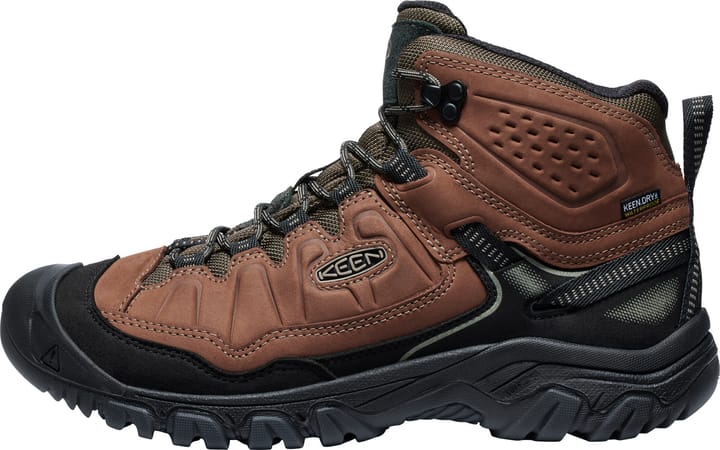 Keen Men's Targhee IV Waterproof Mid-Bison-Black Bison-black Keen