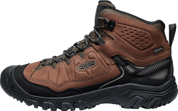 Keen Men's Targhee IV Waterproof Mid-Bison-Black Bison-black Keen