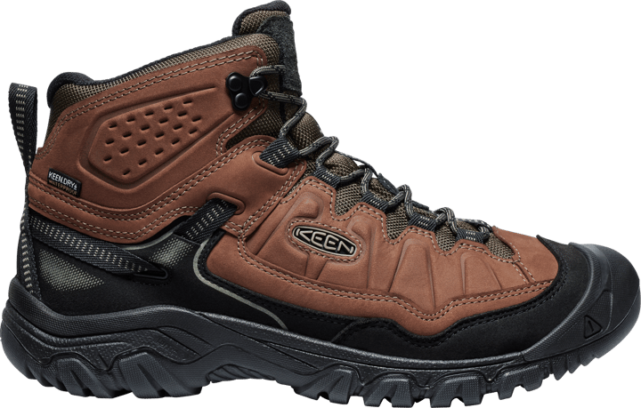 Keen Men's Targhee IV Waterproof Mid-Bison-Black Bison-black Keen