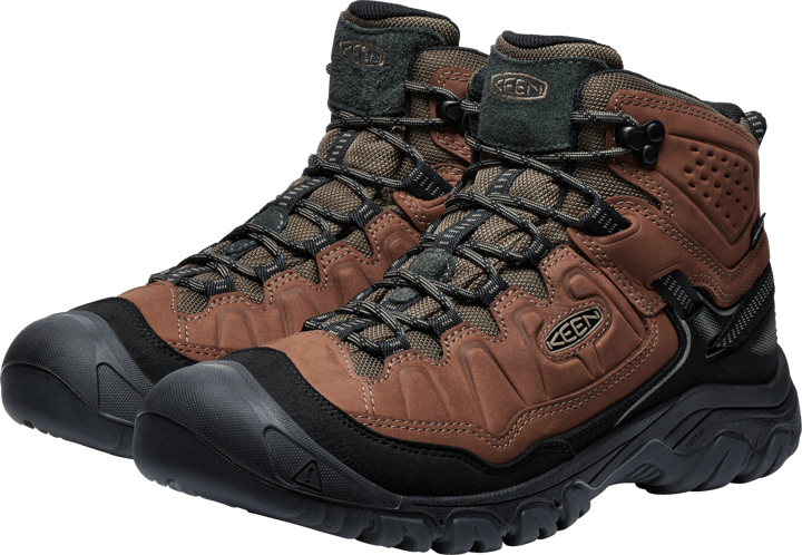 Keen Men's Targhee IV Waterproof Mid-Bison-Black Bison-black Keen