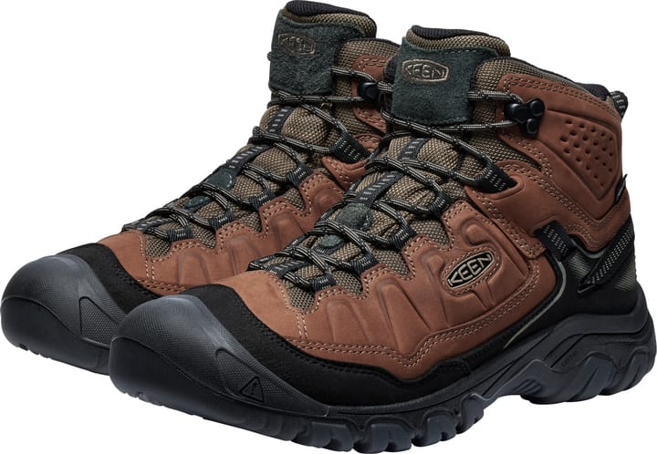 Keen Men's Targhee IV Waterproof Mid-Bison-Black Bison-black Keen