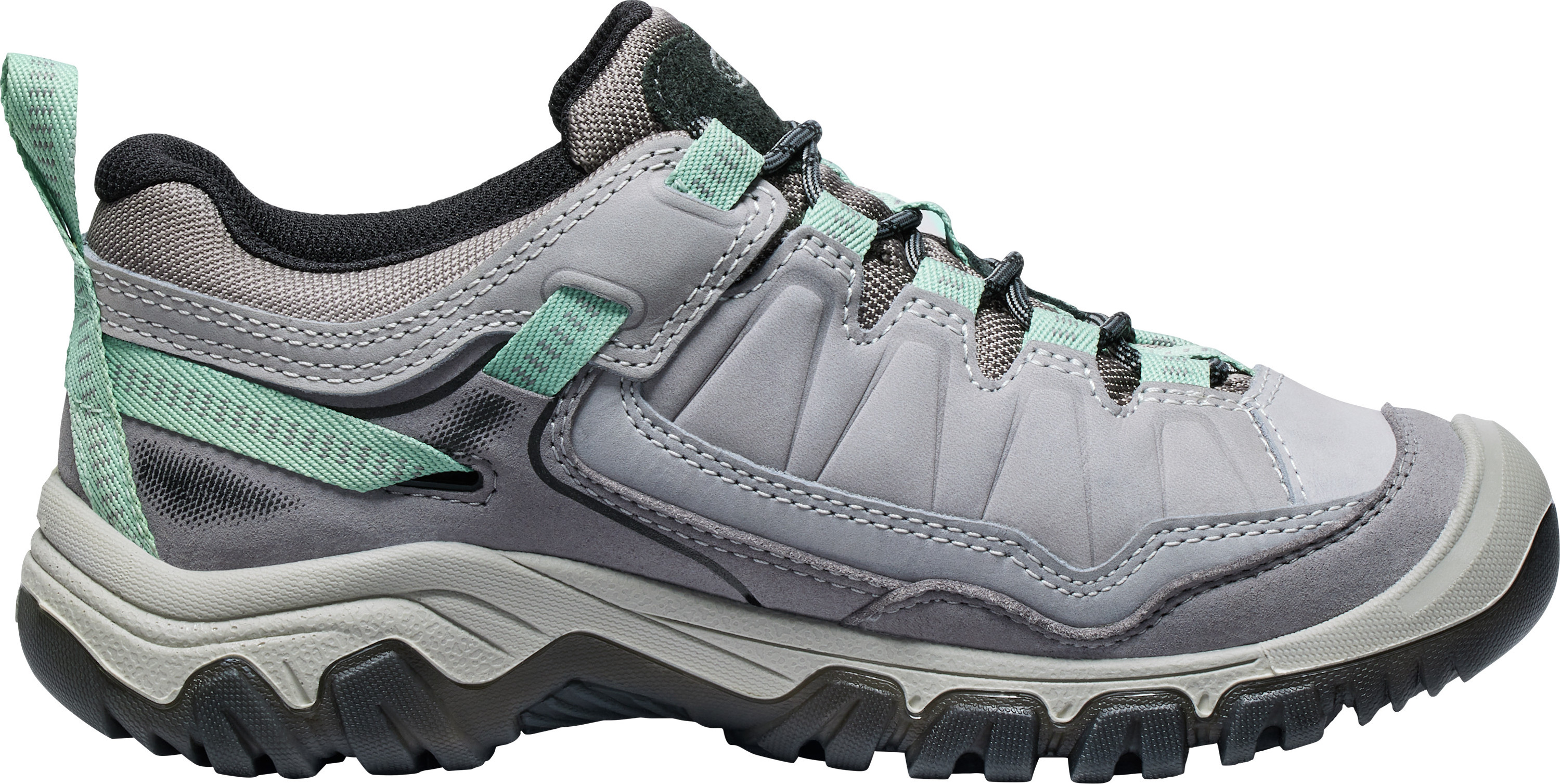 Keen Women's Targhee IV Waterproof Hiking Shoe-Alloy-Granite Green Alloy-granite Green, 36