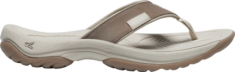 Keen Women’s Kona Leather Flip-Flop Brindle-Silver Birch