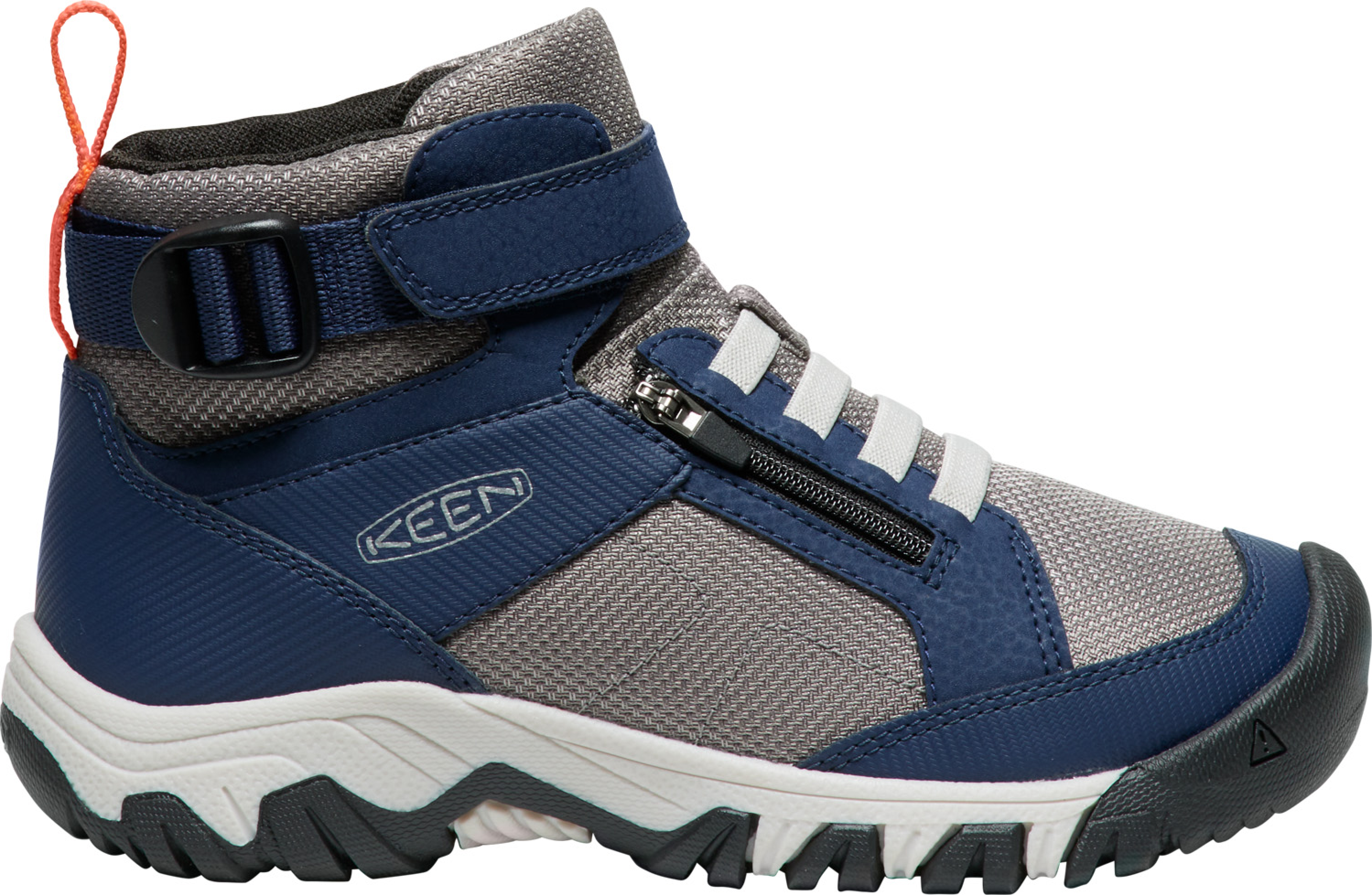 Keen Juniors’ Targhee Boundless Hiking Boot Naval Academy-steel Grey