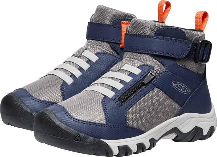 Keen Juniors' Targhee Boundless Hiking Boot Naval Academy-steel Grey Keen