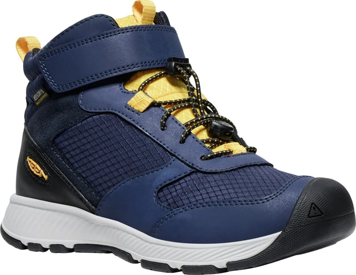 Keen Kid's Skua Mid Waterproof C-Naval Academy-Yolk Yellow Naval Academy-yolk Yellow Keen