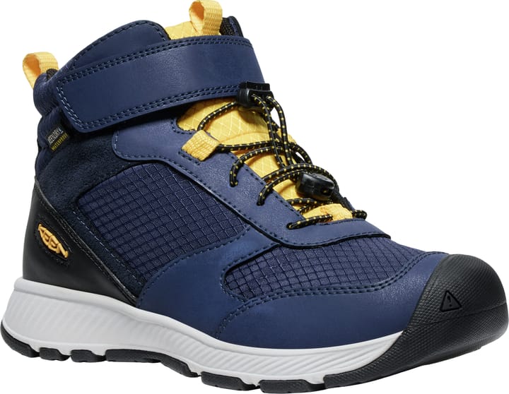 Keen Keen Big Kids' Skua Waterproof Boot Naval Academy-yoly Yellow Naval Academy-yolk Yellow Keen