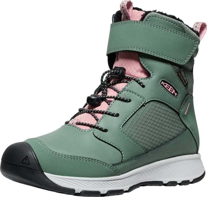 Keen Kids' Skua Winter Waterproof Dark Forest-rose Elegance Keen