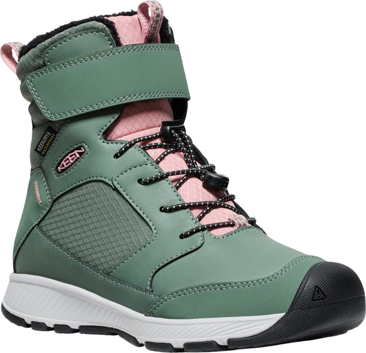 Keen Kids' Skua Winter Waterproof Dark Forest-rose Elegance Keen