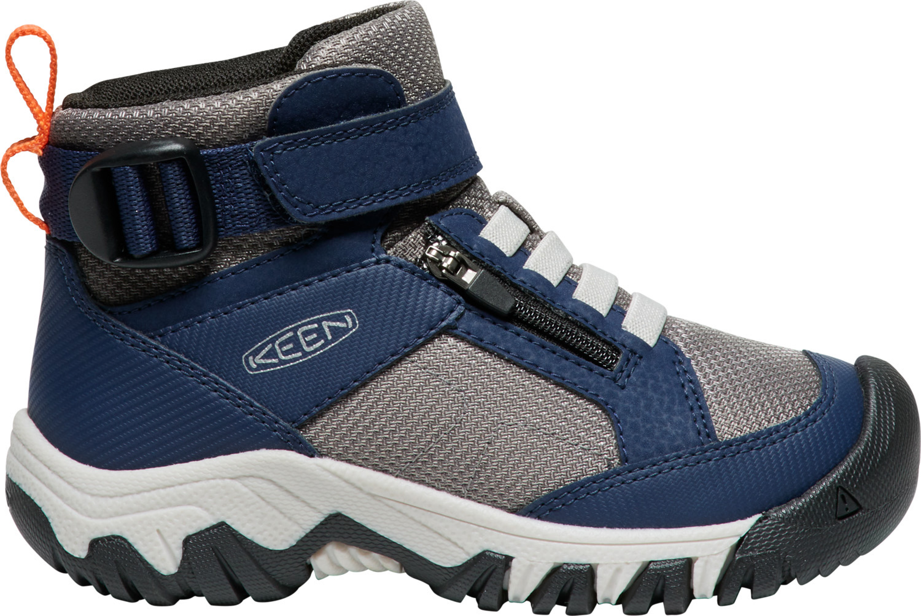 Keen Kids’ Taghee Boundless Hiking Boot Naval Academy-steel Grey