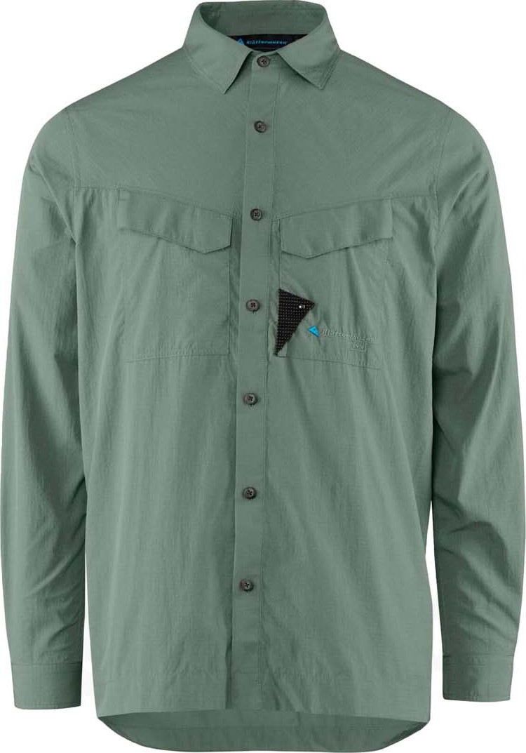 Klättermusen Men’s Syn Long Sleeve Shirt Green Lake