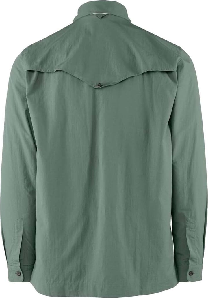 Klättermusen Men's Syn Long Sleeve Shirt Green Lake Klättermusen