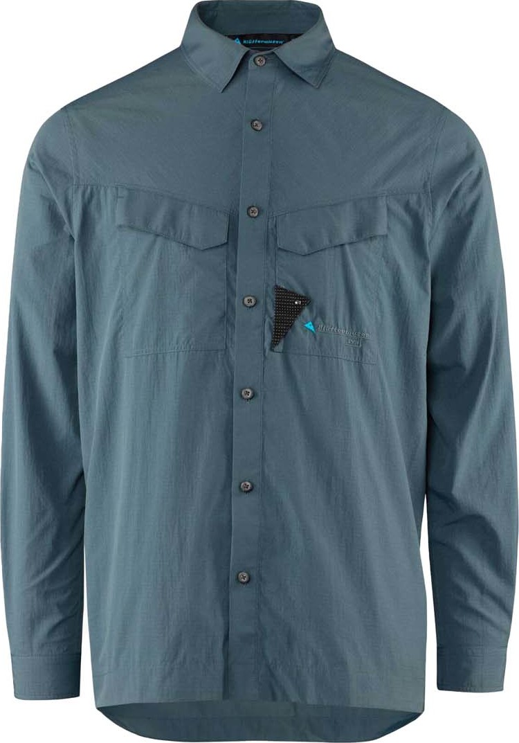 Klättermusen Men’s Syn Long Sleeve Shirt Thistle Blue