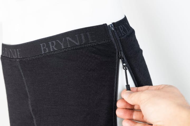 Brynje Arctic Zip-Off Longs 3/4 Legs Black Brynje