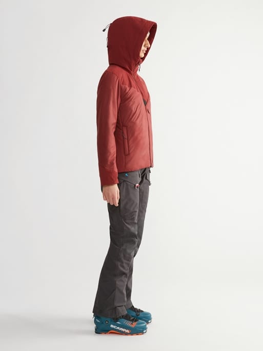 Klättermusen Women's Urd Hood Jacket Madder Red Klättermusen