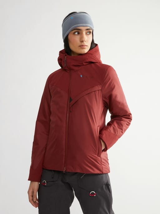 Klättermusen Women's Urd Hood Jacket Madder Red Klättermusen