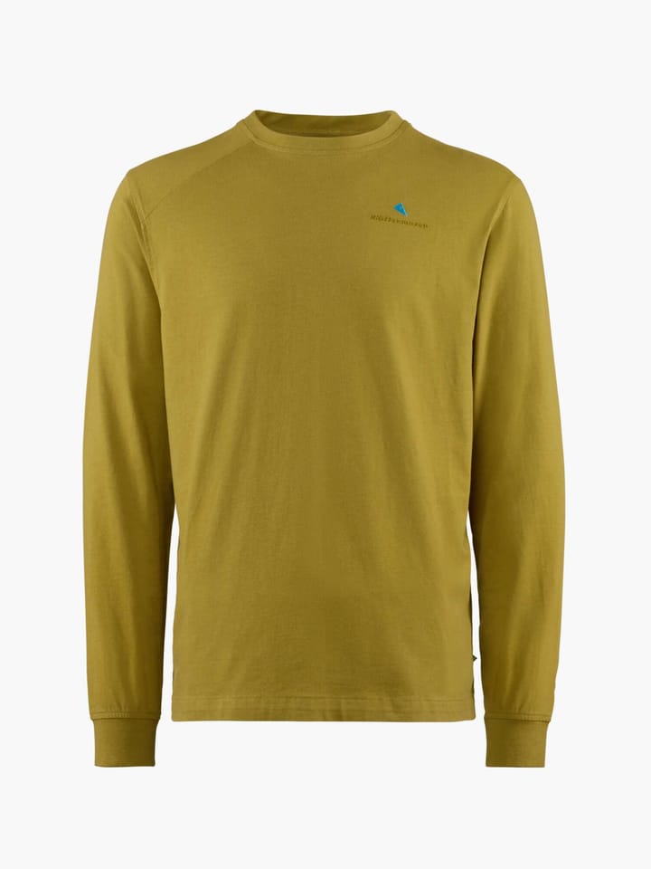 Klättermusen Root Logo Ls Tee M'S Meadow Green Klättermusen