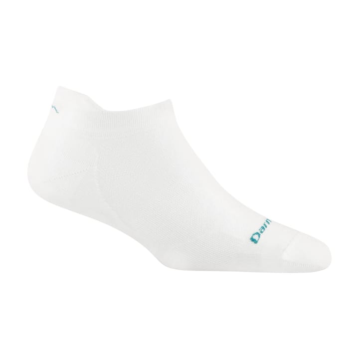 Darn Tough Women's Run Quarter No Cushion Ultra-Lightweight Sock White Darn Tough