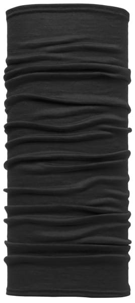 Buff Kids' Lightweight Merino Wool Tubular Solid Black Buff