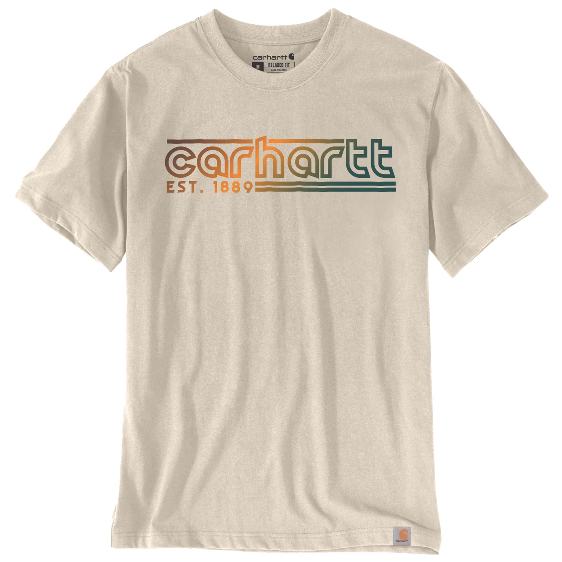 Carhartt Men’s S/S Logo Graphic T-Shirt Oat Milk