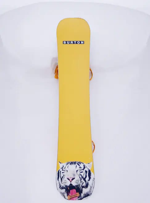 Burton Men's Process Camber Snowboard Yellow Burton