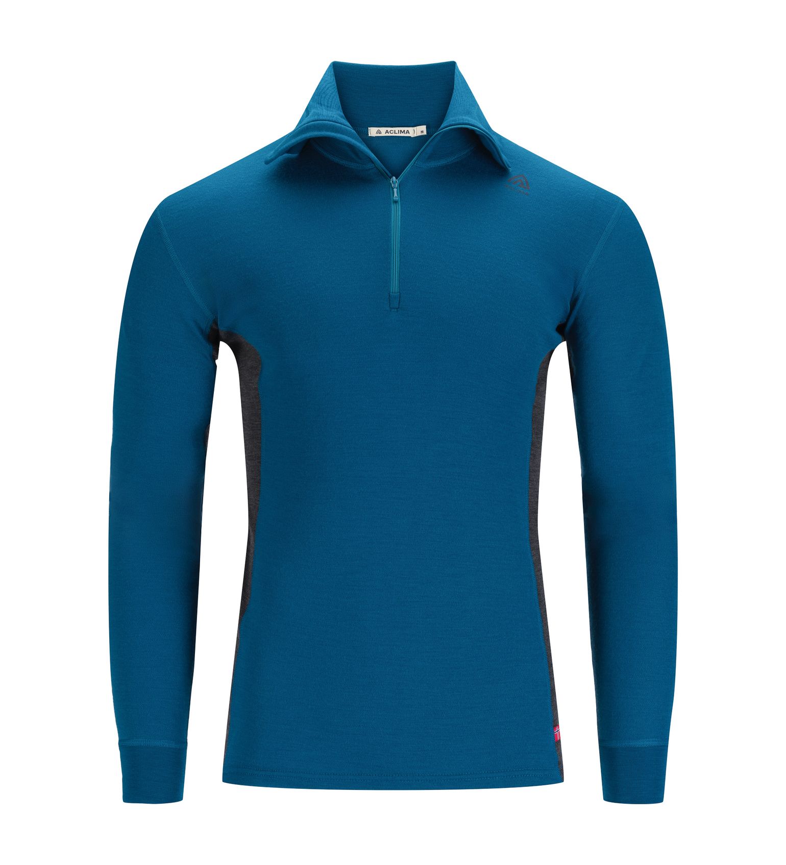 Aclima Men's WarmWool Polo Corsair / Marengo