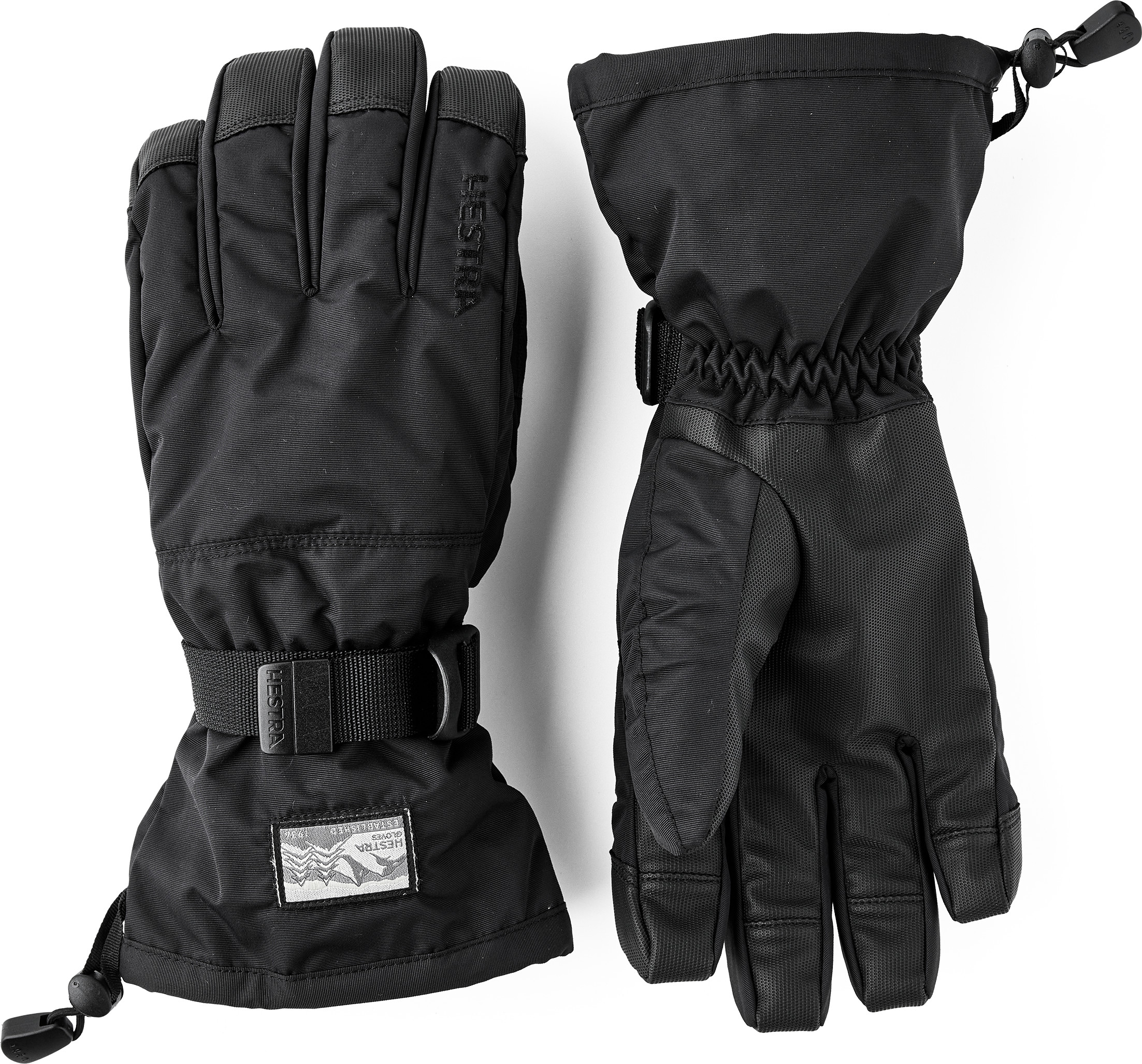 Hestra Gauntlet Sr. – 5 Finger Black/Black