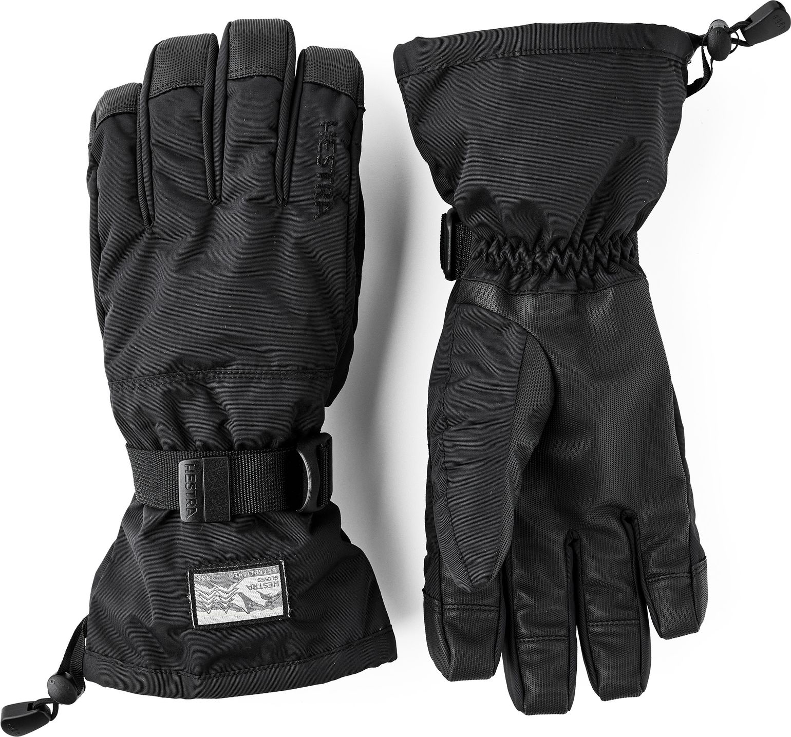 Hestra Gauntlet Sr. - 5 Finger Black/Black