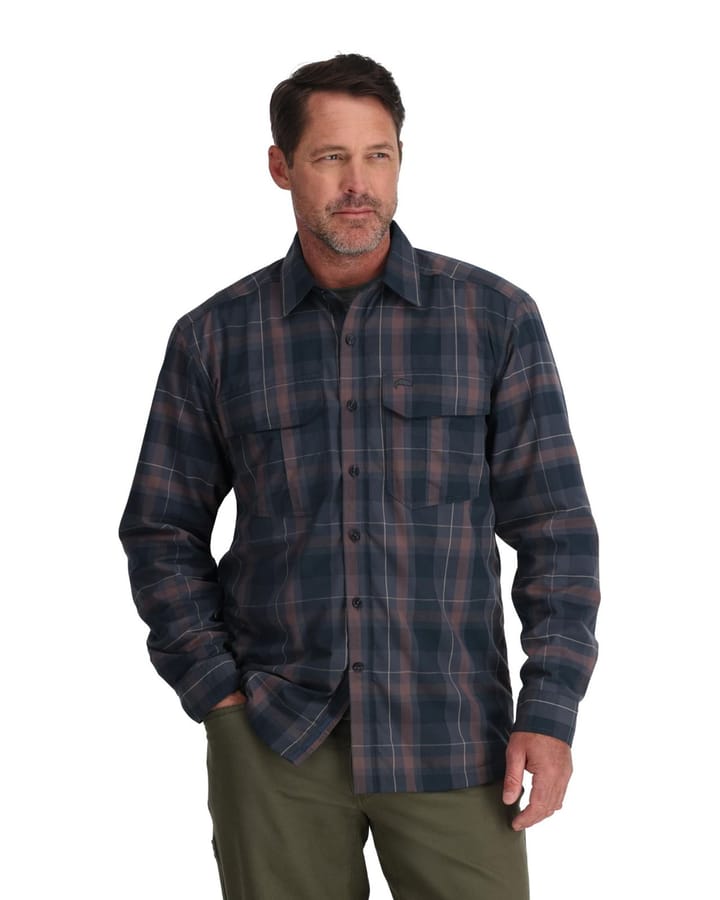 Simms Simms Coldweather Shirt Selvedge Logan Plaid Simms