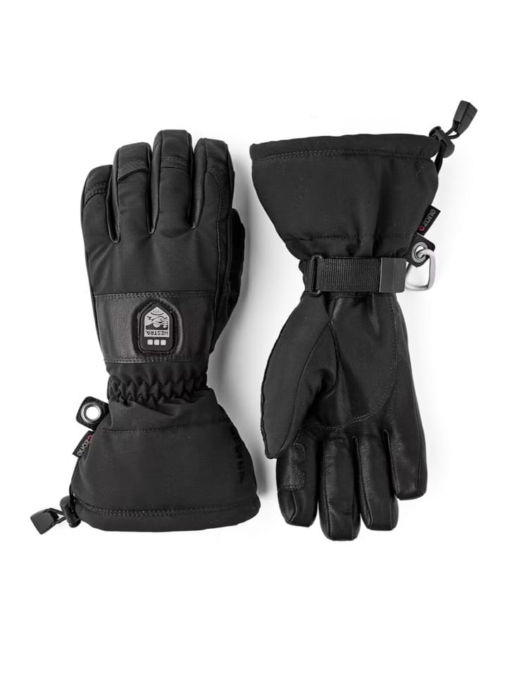 Hestra Heater Gauntlet - 5 Finger Black/Black Hestra