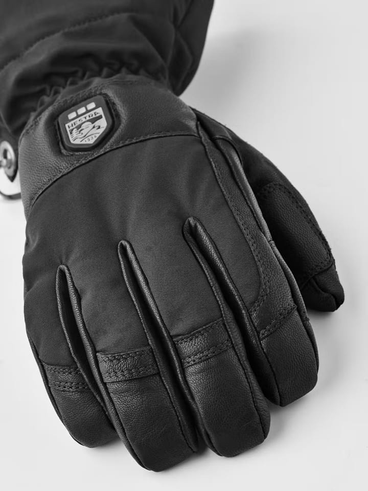 Hestra Heater Gauntlet - 5 Finger Black/Black Hestra