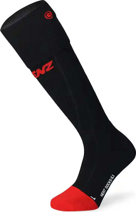 Lenz Heat Sock 6.1 Toe Cap Compression Black