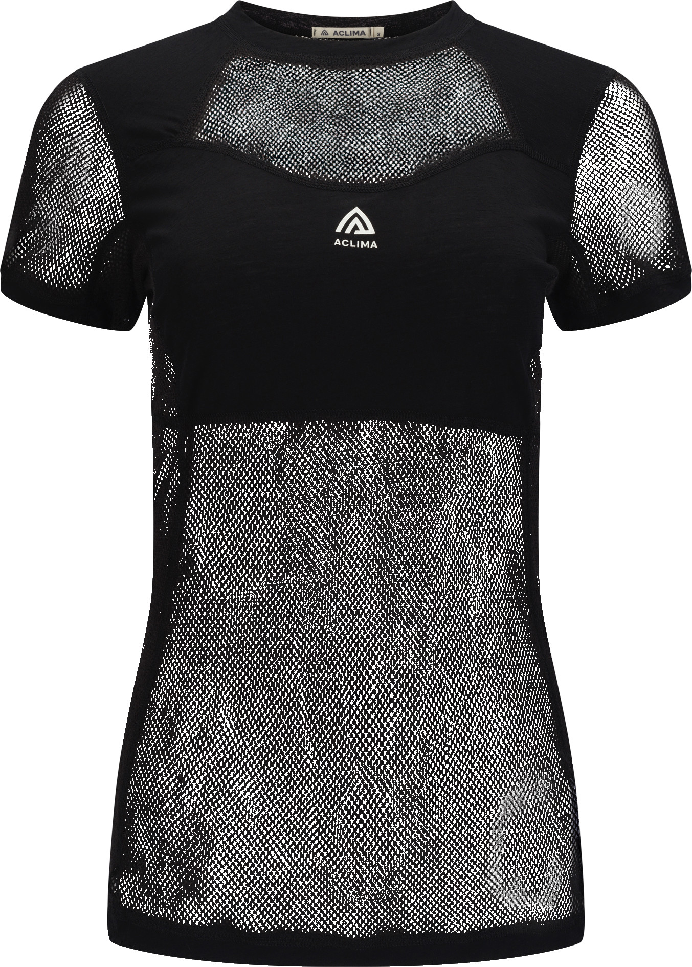 Aclima Women’s WoolNet Light T-Shirt Jet Black