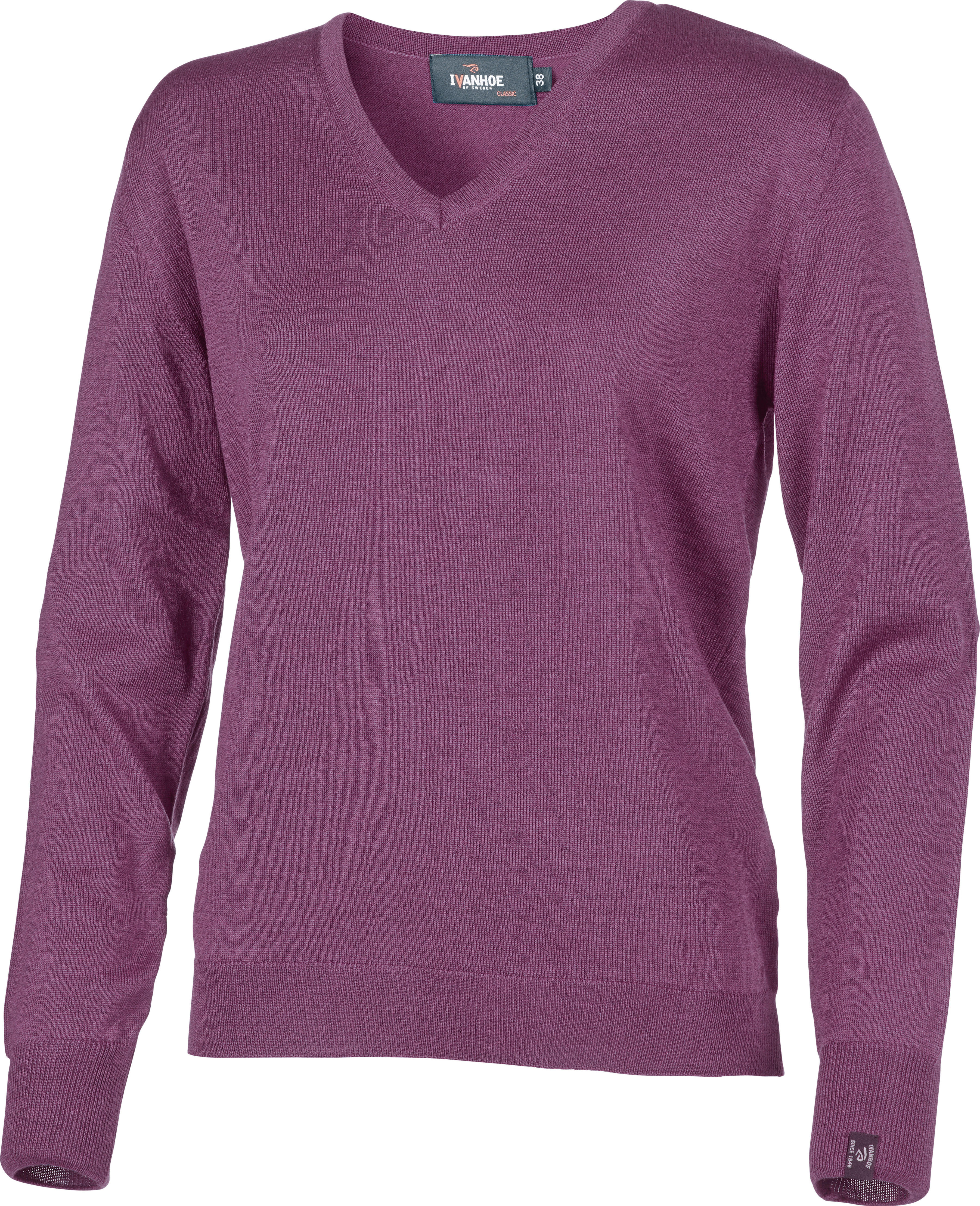 Ivanhoe Women’s Merino V-Neck Purple