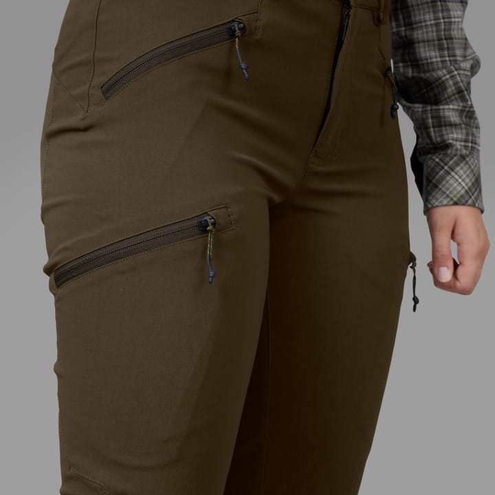 Seeland Women's Larch Stretch Pants Grizzly Brown/Duffel Green Seeland