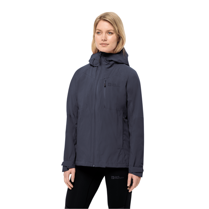 Jack Wolfskin Women's Eagle Peak 2-Layer Jacket Graphite Jack Wolfskin