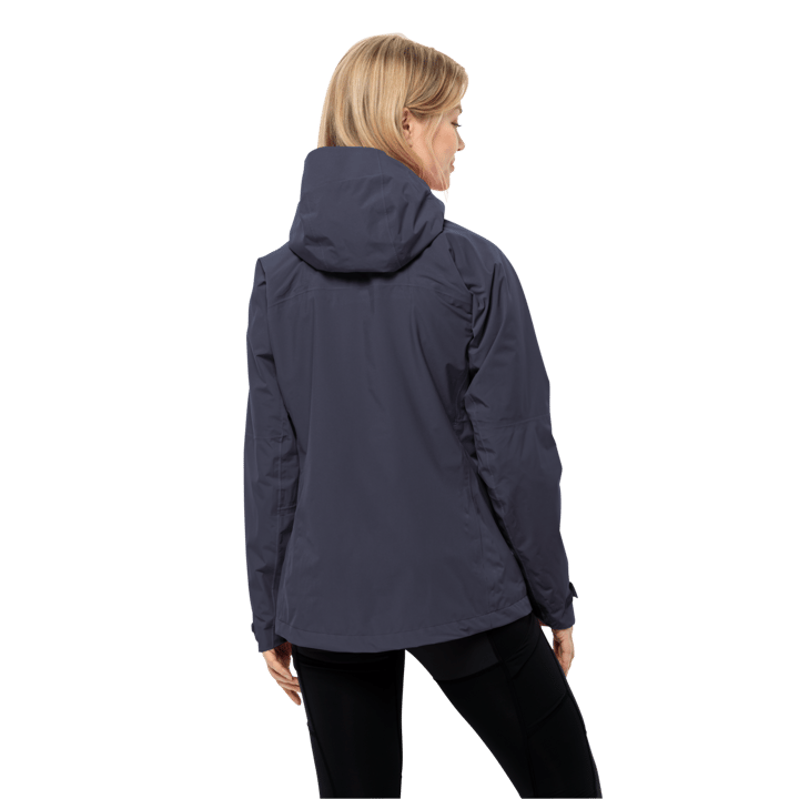 Jack Wolfskin Women's Eagle Peak 2-Layer Jacket Graphite Jack Wolfskin